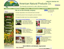Tablet Screenshot of americanatural.com